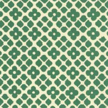 Green Floral and Cube Print Italian Paper ~ Carta Varese Italy